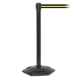 WeatherMaster 250, Black, Barrier with 11' Black/Yellow Stripe Belt