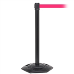WeatherMaster 250, Black, Barrier with 11' Fluorescent Pink Belt