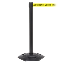 WeatherMaster 250, Black, Barrier with 11' AUTHORIZED ACCESS ONLY Belt