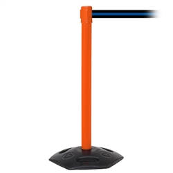 WeatherMaster 250, Orange, Barrier with 11' Black/Blue Stripe Belt