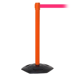 WeatherMaster 250, Orange, Barrier with 11' Fluorescent Pink Belt