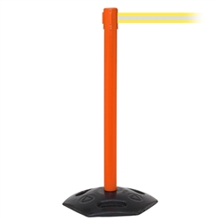 WeatherMaster 250, Orange, Barrier with 11' Yellow/Reflective Stripe Belt