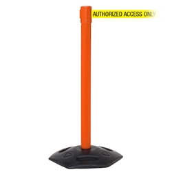 WeatherMaster 250, Orange, Barrier with 11' AUTHORIZED ACCESS ONLY Belt