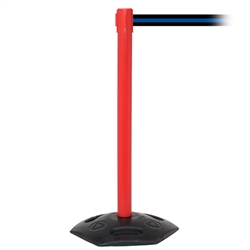 WeatherMaster 250, Red, Barrier with 11' Black/Blue Stripe Belt