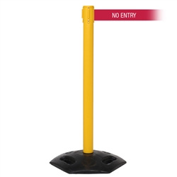 WeatherMaster 250 Xtra, Yellow, Barrier with 3" wide 11' NO ENTRY Belt