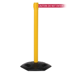 WeatherMaster 250, Yellow, Barrier with 11' CAUTION-DO NOT ENTER - RED Belt