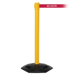 WeatherMaster 250, Yellow, Barrier with 11' NO ENTRY Belt