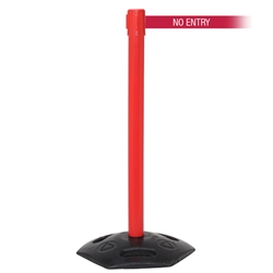 WeatherMaster 300, Red, Barrier with 16' NO ENTRY Belt