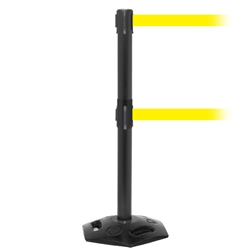 WeatherMaster 250 Twin, Black, Barrier with double 11' Yellow Belt