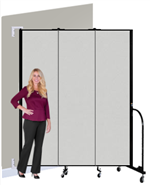 Screenflex WALLMOUNT Portable Room Divider - Vinyl