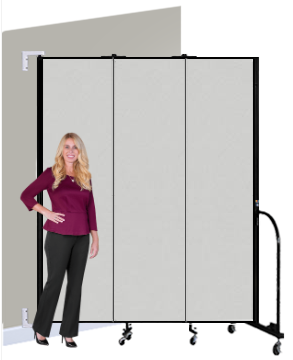 Screenflex WALLMOUNT Portable Room Divider - Vinyl