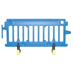 Avalon Crowd Control Plastic Barricade - Blue