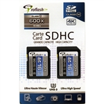 2x 16GB SDHC