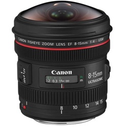Canon EF 8-15mm f4L  FISHEYE Lens