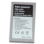 Foto Source FL201 (BLI29) Minolta NP200 lithium battery, 3.7v, 750mah, 2 year warranty