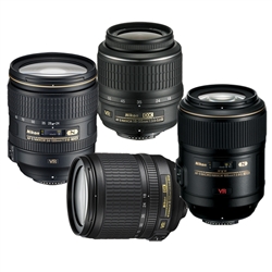 Renting Various lenses for Nikon Digital SLR cameras