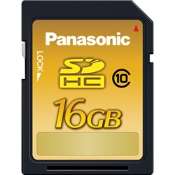 Panasonic 16GB SDHC CARD 20MB/s SPEED CLASS 6-2007