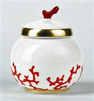 Cristobal Coral Sugar Bowl by Raynaud