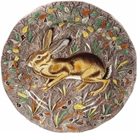 Rambouillet Hare Dinner Plate by Gien France