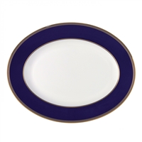 Renaissance Gold Oval Platter by Wedgwood