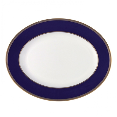 Renaissance Gold Oval Platter by Wedgwood