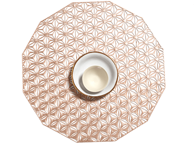 Kaleidoscope Round Placemat by Chilewich