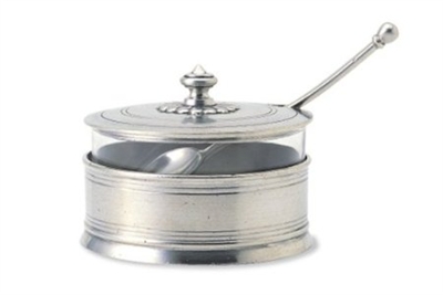 Parmesan Dish with Spoon by Match Pewter