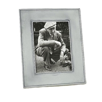 Lombardia Large Rectangle Frame (5" x 7") by Match Pewter