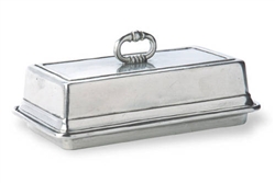 Butter Dish with Cover by Match Pewter