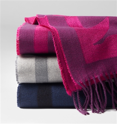 Floreale Fringed Throw by SFERRA