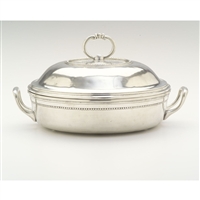 Toscana Pyrex Round Casserole Dish with Lid by Match Pewter