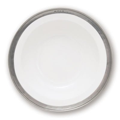 Convivio Small Round Serving Bowl by Match Pewter