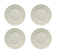Pont Aux Choux White Canape Plate (Set of 4) by Gien France