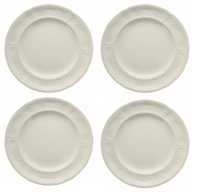 Pont Aux Choux White Dessert Plate (Set of 4) by Gien France