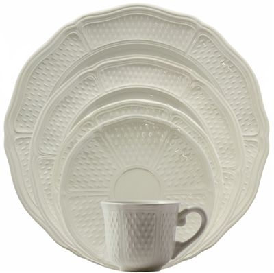 Pont Aux Choux White 5 Piece Placesetting by Gien France