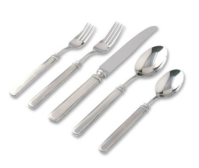 Gabriella 5-Piece Place Setting with Forged Blade by Match Pewter