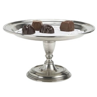 Pedestal Tray (Small) by Match Pewter