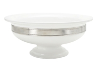 Convivio Round Centerpiece by Match Pewter