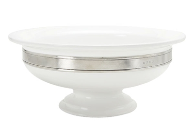 Convivio Round Centerpiece by Match Pewter