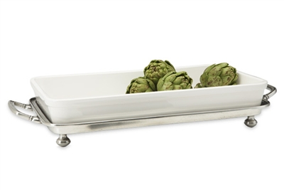 Convivio Baking Tray with Handles by Match Pewter