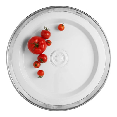 Convivio Large Round Platter by Match Pewter