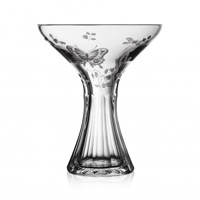 Varga Crystal - Springtime Clear Bouquet Vase - 8"