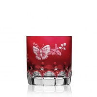 Varga Crystal - Springtime Raspberry Old Fashioned Glass