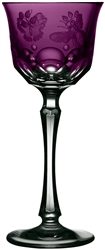 Varga Crystal - Springtime Amethyst Wine Glass