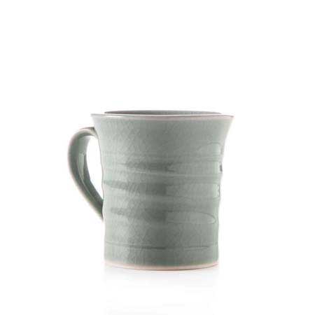 Belmont Crackle Celadon Mug by Simon Pearce