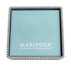 Beaded Napkin Box by Mariposa