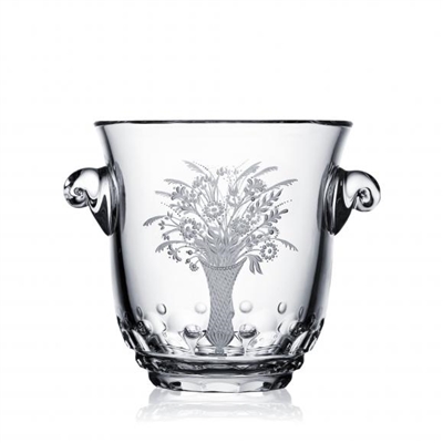 Florence Clear Ice Bucket by Varga Crystal