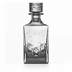 Varga Crystal - Milano Clear Whiskey Decanter - 0.75 Liter