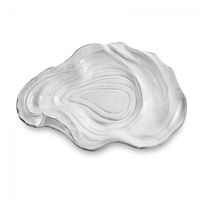 Ceramic Oyster Grey Rim (Large) by Beatriz Ball