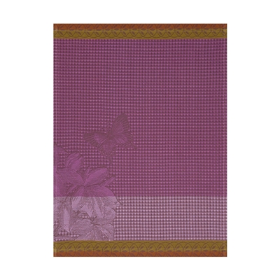 Jardin Des Papillons Hand Towel (Pair) by Le Jacquard Francais